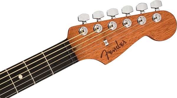 Fender American Acoustasonic Stratocaster Electric Guitar (with Gig Bag), Action Position Back