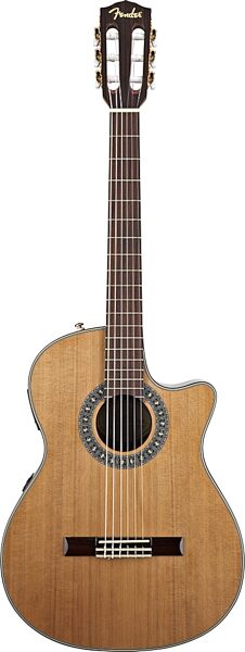 Fender CN-240SCE Classical Acoustic-Electric Guitar, Main