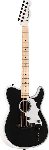 Fender Limited Edition Jack White Triplesonic Acoustasonic Telecaster Electric Guitar (with Case), New, Action Position Back