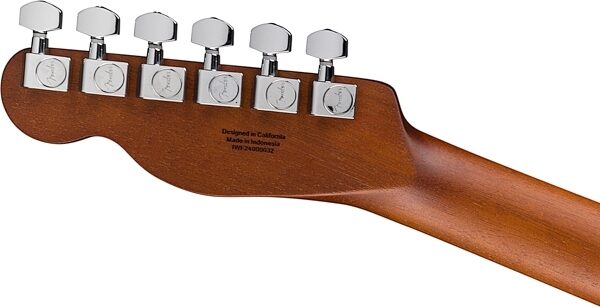 Fender Acoustasonic Standard Telecaster Acoustic-Electric Guitar, Honey Burst, Action Position Back