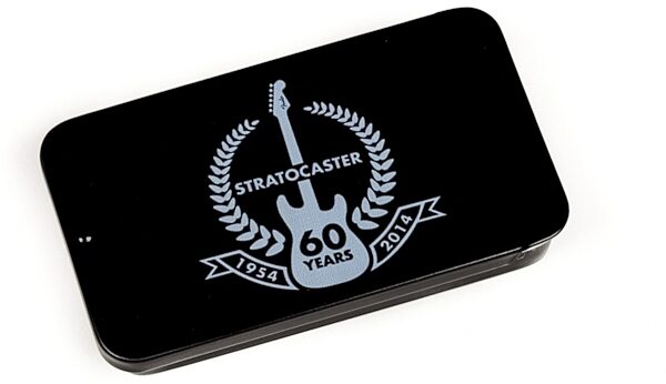 Fender 60th Anniversary Stratocaster Pick Tin, Tin