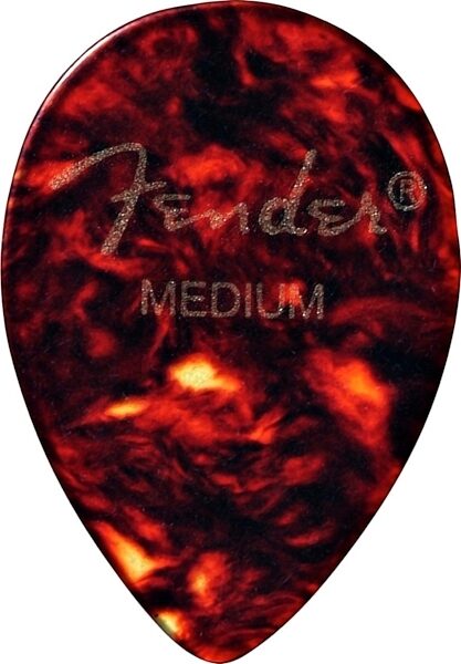 Fender 358 Shape Classic Celluloid Guitar Picks, Medium, 12-Pack, Main