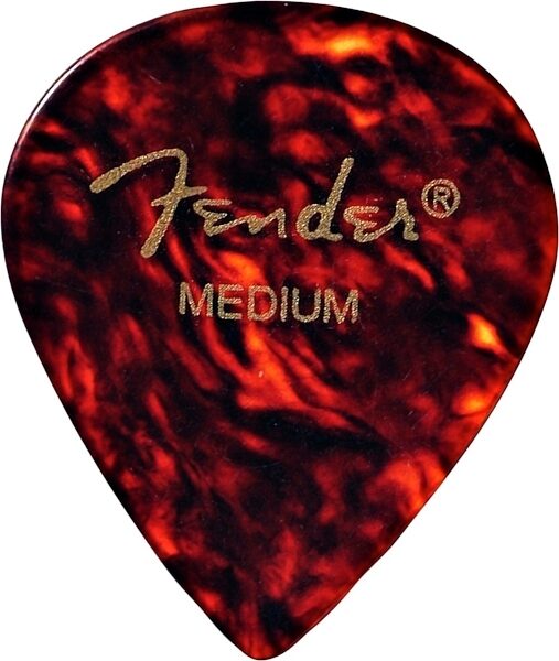 Fender 551 Shape Classic Celluloid Guitar Picks, Medium, 12-Pack, Main