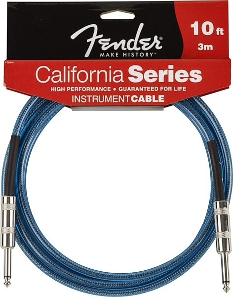 Fender California Guitar Cable, Lake Placid Blue