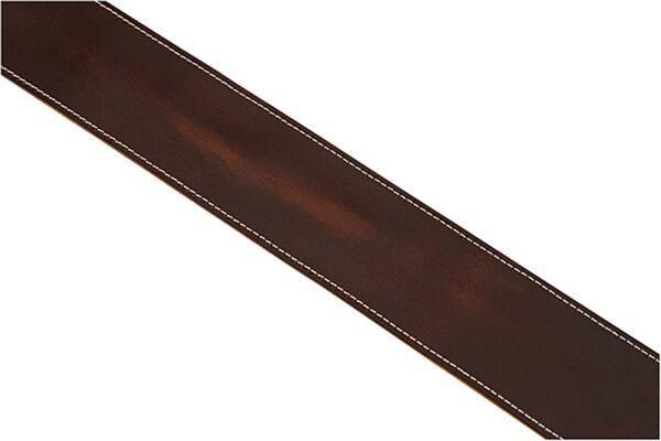 Fender Broken-In Leather Strap, Brown, Action Position Back