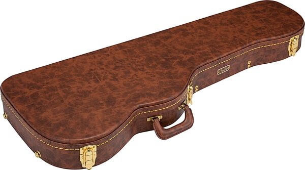 Fender Poodle Case for Stratocaster or Telecaster Guitars, Brown, Action Position Back