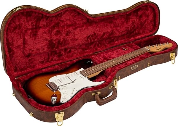 Fender Poodle Case for Stratocaster or Telecaster Guitars, Brown, view