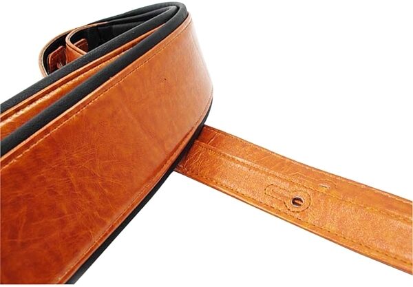 Vorson Premium Padded Leather Guitar Strap, Caramel, View 2