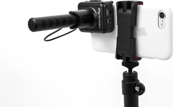 IK Multimedia iRig Mic Video Shotgun Microphone, New, Action Position Back