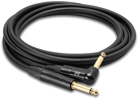 Hosa Edge Guitar Cable, Straight to Right-Angle, 10 foot, CGK-010R, Main