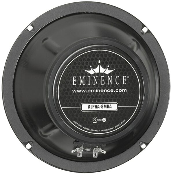 Eminence Alpha-8MRA Replacement PA Speaker (125 Watts), 8 inch, 8 Ohms, Main--Alpha 8MRA