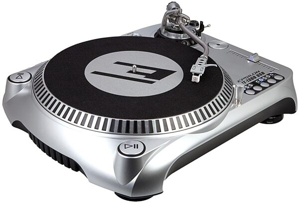 Epsilon DJT-1300 Direct-Drive USB DJ Turntable, Silver Right