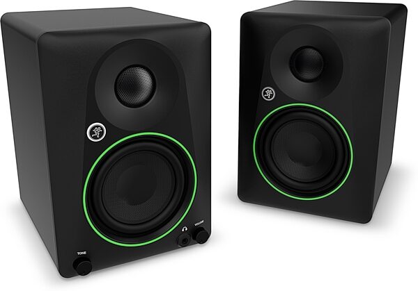 Mackie CR4.5 Powered Studio Monitors, Pair, Action Position Back