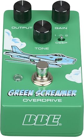 BBE Green Screamer V2 Overdrive Pedal, New, Main