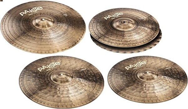 Paiste 900 Series Medium Even Cymbal Pack, 14 inch, 17 inch, 19 inch and 20 inch, view