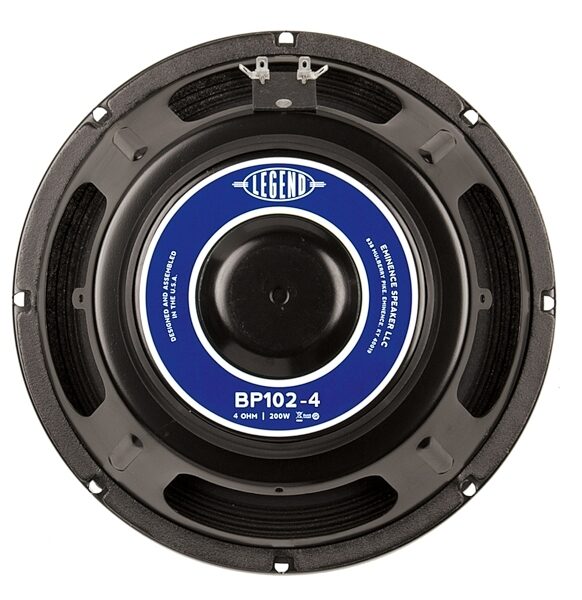 Eminence Legend BP 102-4 Bass Speaker (200 Watts, 10"), 4 Ohms, Main--Legend BP102 4