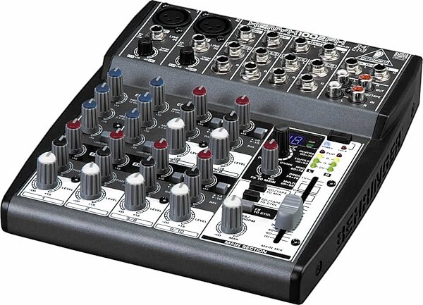Behringer XENYX 1002FX Mixer with Effects, Angle