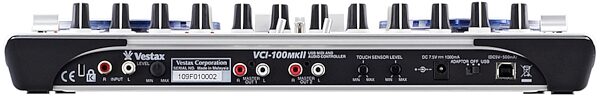 Vestax VCI100MKII USB MIDI DJ Controller and Audio Interface, Rear