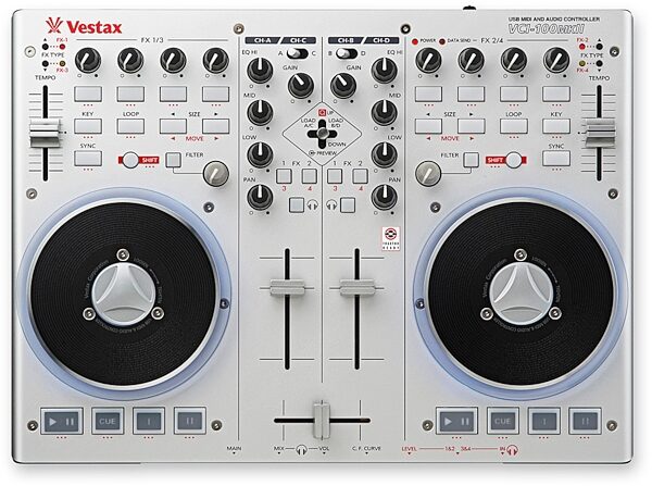 Vestax VCI100MKII USB MIDI DJ Controller and Audio Interface, Main