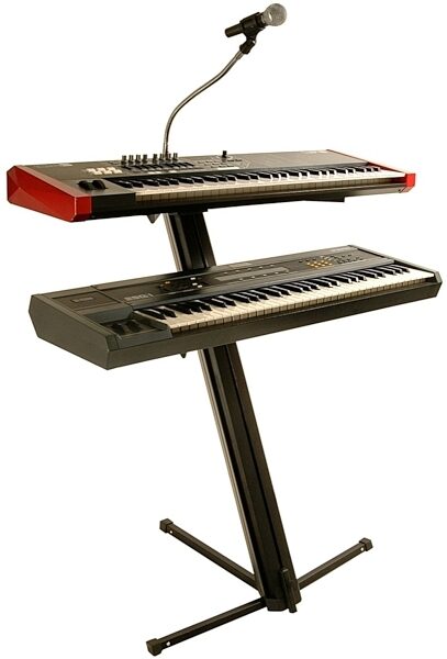 On-Stage KS9102 Quantum Core Column Keyboard Stand, New, In Use
