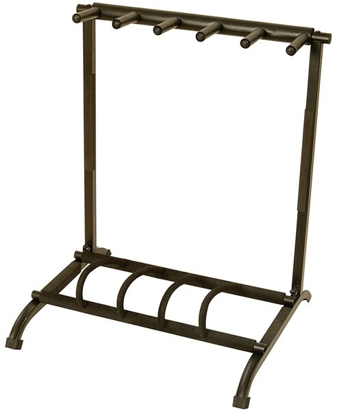 On-Stage GS7561 Foldable Multi-Guitar Stand, 5-Space, New, Main