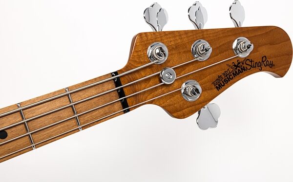 Ernie Ball Music Man StingRay Special Electric Bass (with Case), Black, Action Position Back