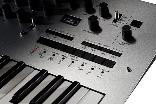 Korg Minilogue Analog Polyphonic Synthesizer, 37-Key, Silver, Voice Mode
