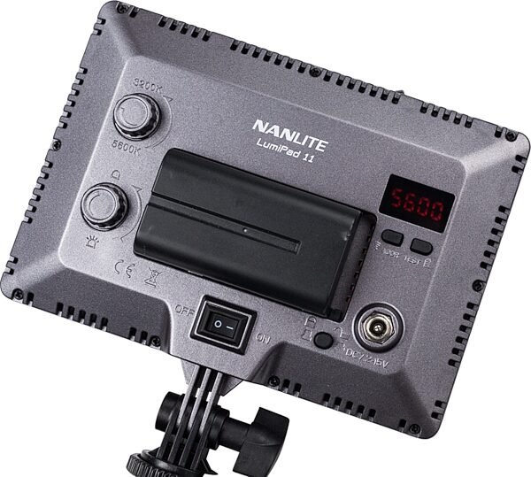 NanLite LumiPad 11 Bicolor Slim Soft LED Light Panel, Rear