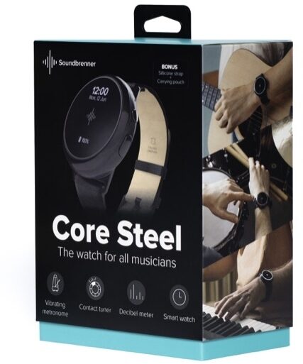 Soundbrenner Core Steel Musician's Smart Watch | zZounds