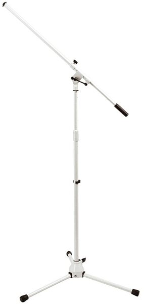 On-Stage MS7801W Euro Boom Microphone Stand, White, Main