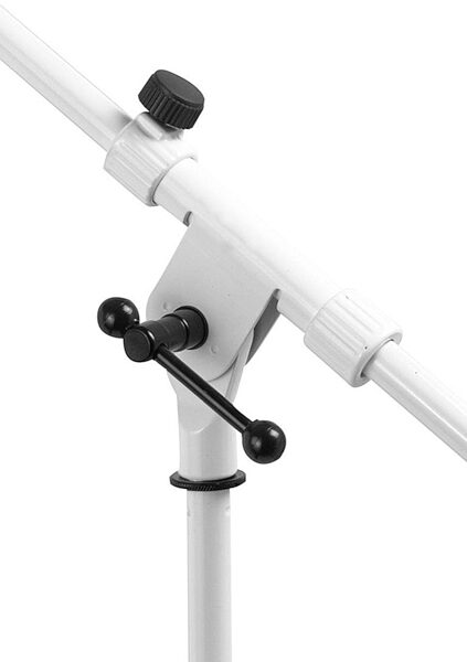 On-Stage MS7801W Euro Boom Microphone Stand, White, Zoom 1