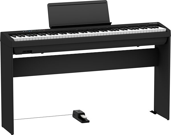 Roland FP-30X Digital Stage Piano, Black, FP-30X-BK, Action Position Front