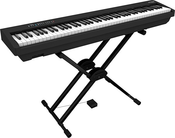 Roland FP-30X Digital Stage Piano, Black, FP-30X-BK, Action Position Front