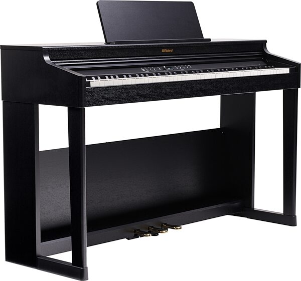 Roland RP701 Digital Piano, Black, Action Position Front