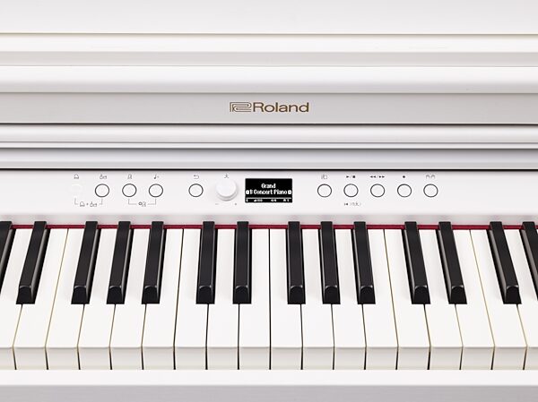 Roland RP701 Digital Piano, White, Action Position Front