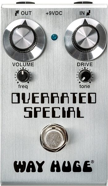 Way Huge Mini Overrated Special Smalls Overdrive Pedal, Action Position Back