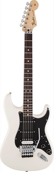 Fender Standard Stratocaster HSS Electric Guitar, with Rosewood Fingerboard, Olympic White