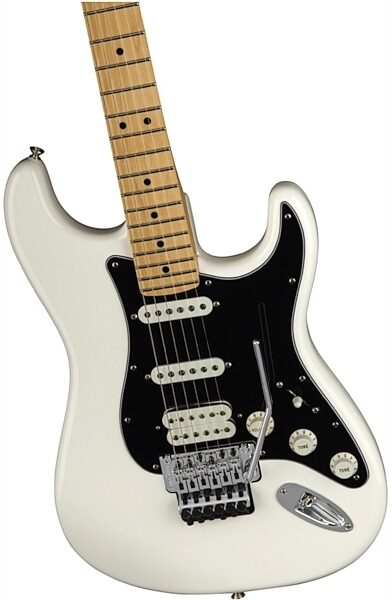 Fender Player Stratocaster HSS Floyd Rose Electric Guitar, with Maple Fingerboard, Polar White, USED, Blemished, View