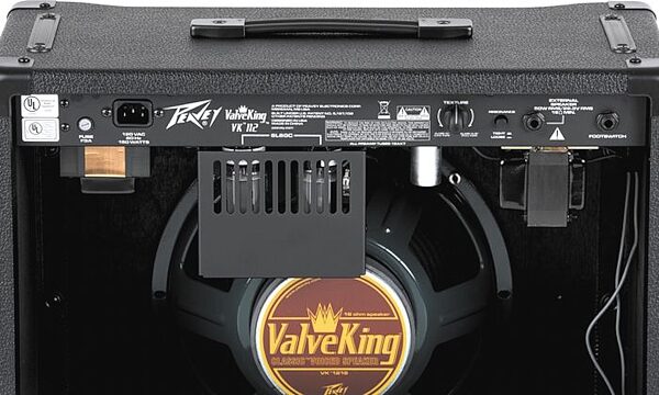 Peavey ValveKing 112 Guitar Combo Amplifier (50 Watts, 1x12"), Rear Closeup