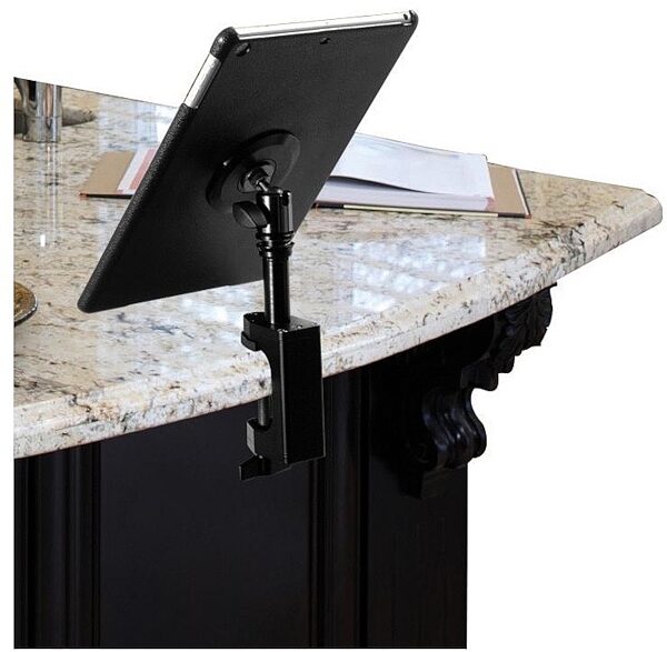 On-Stage UM5008 Universal Bullet Nose Table Mount, In Use