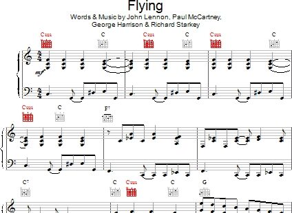 Flying - Piano/Vocal/Guitar, New, Main