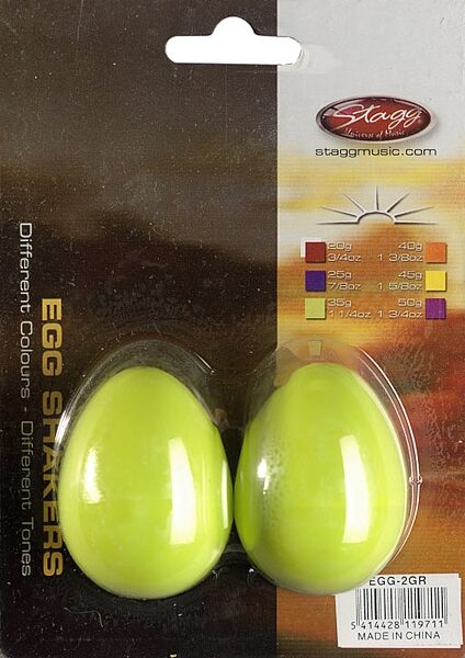 Stagg Egg Shaker, Green
