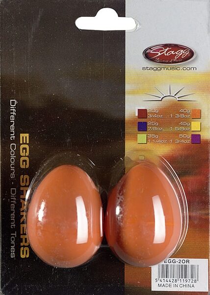 Stagg Egg Shaker, Orange