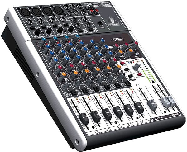 Behringer XENYX 1204USB 12-Channel Mixer with USB, Left