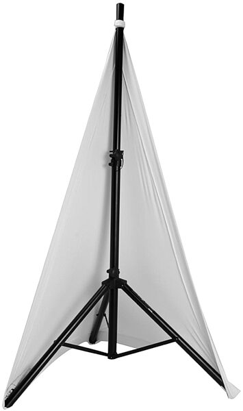 On-Stage SSA100 Speaker and Lighting Stand Skirt, White, White View 3