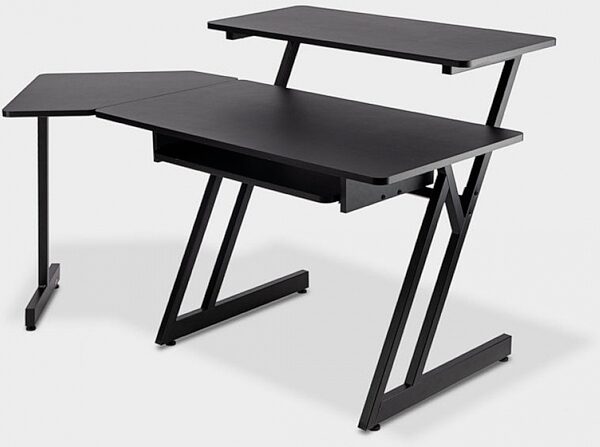On-Stage WS7500 Wood Workstation, Black, with Corner, Main