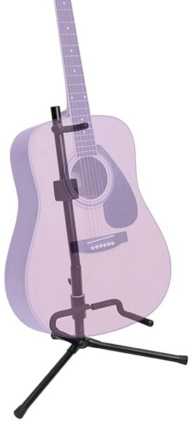 On-Stage GS7141 Push-Spring Locking Acoustic Guitar Stand, Live