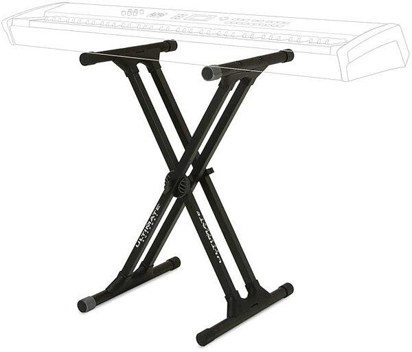 Ultimate Support IQ-3000 Double Braced X-Stand, In Use