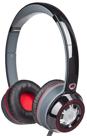 Monster NCredible NTune Headphones, Black and Red