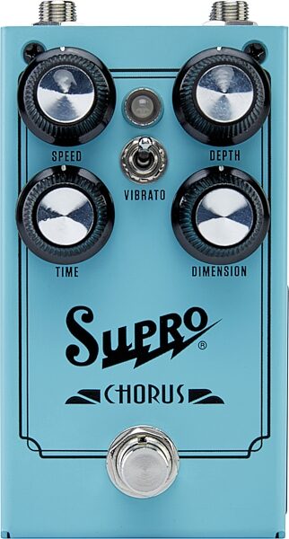 Supro Analog Chorus Pedal, New, Action Position Back